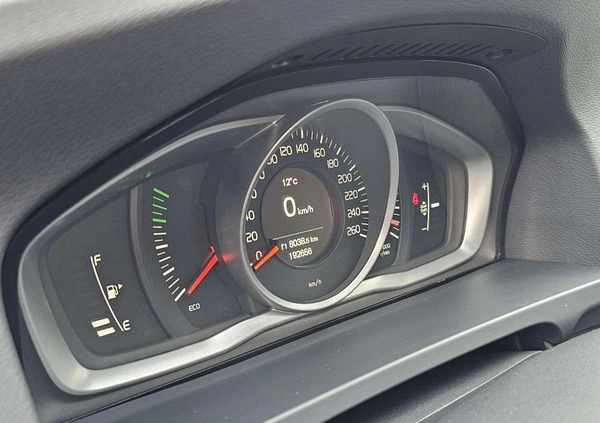 Volvo V60 cena 41900 przebieg: 192000, rok produkcji 2013 z Urzędów małe 562